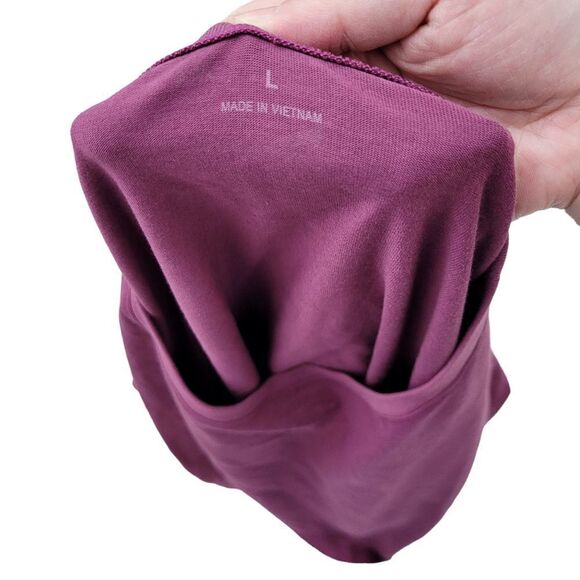 2/$20 Muji Classic Purple Top Tee T-shirt Size: Large - Picture 6 of 7
